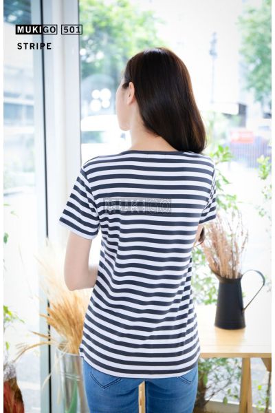 Basic O Tee Stripe - No.501-ST