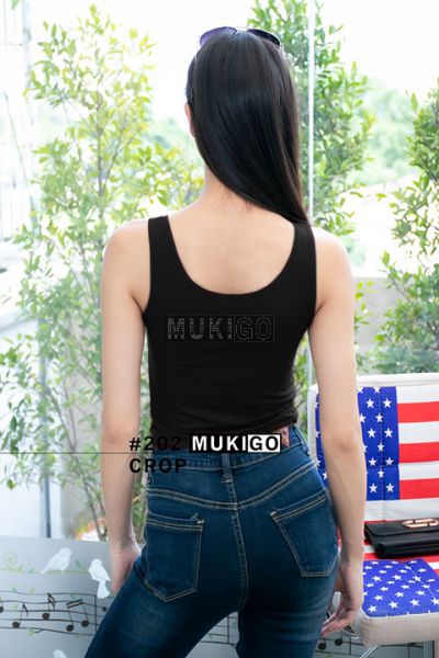 Basic Crop Top - No.202 - Black