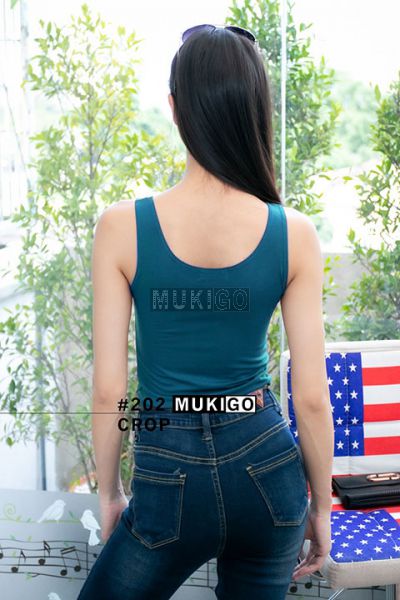 Basic Crop Top - No.202 - Deep Blue Sea