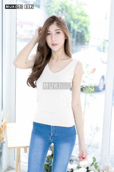 Double UV Tank Top-White-001