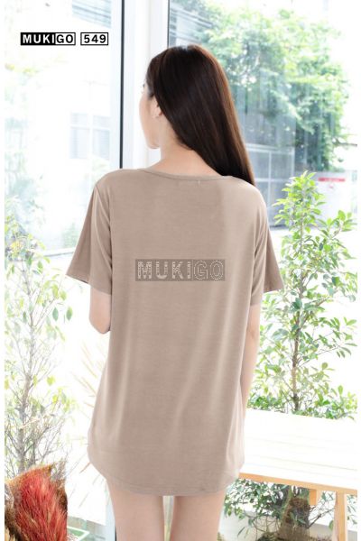 Oversized V Tee with Pocket (Round bottom shaped)-Ovaltine-026