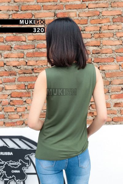 High O Neck Sleeveless - No.320