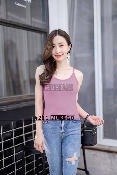 Spaghetti Crop Top - No.211 - Khapi