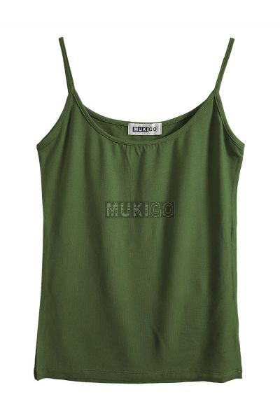 Spaghetti Top - Army Green Soldier