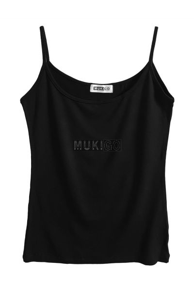 Spaghetti Top - Black