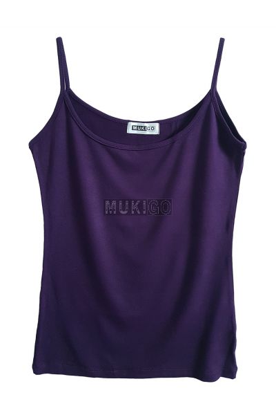 Spaghetti Top - Dark Violet