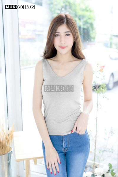 Double UV Tank Top-LightDenimGray-002