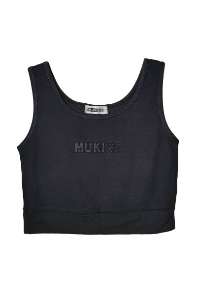 Active Crop Top - BlackGray