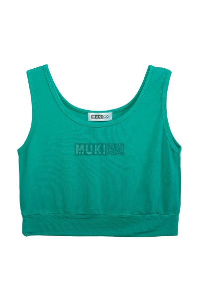Active Crop Top - Green Mint (Emerald)