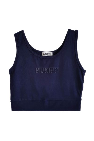 Active Crop Top - Navy Blue