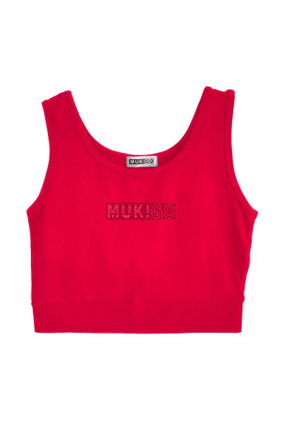 Active Crop Top - Red